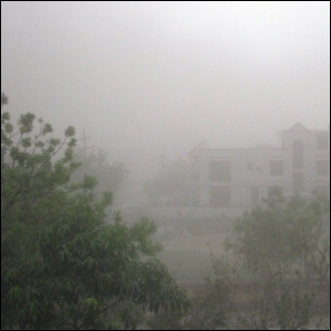 Dust storm in Delhi
