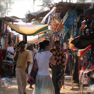 A Walk Through the Iconic Flea Market; Anjuna Flea Market, Goa, India, 2006