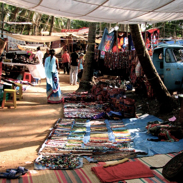 Anjuna Flea Market in the Mid 2000s