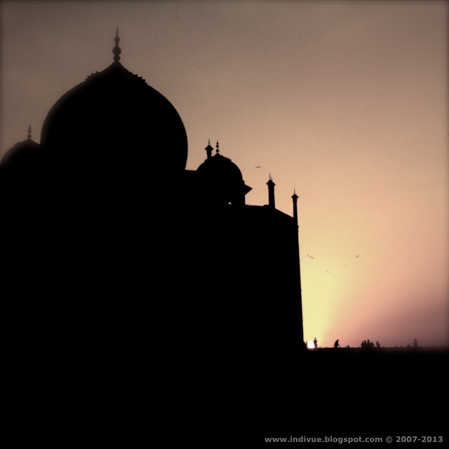 Taj Mahal, India, photographed with a phone camera in 2007