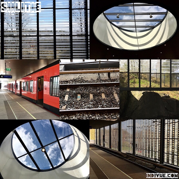 Siilitie, Helsinki, metrostation -collage