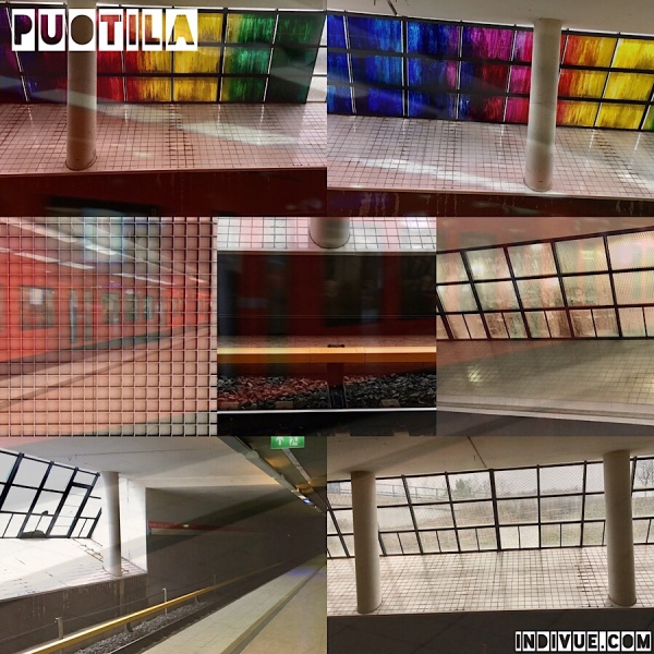 Puotila, Helsinki, metrostation -collage