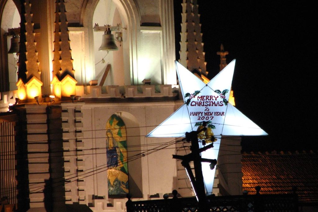 Goan church with a Christmas wish in 2006