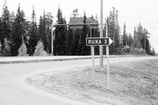 Ruka 3 kilometres away