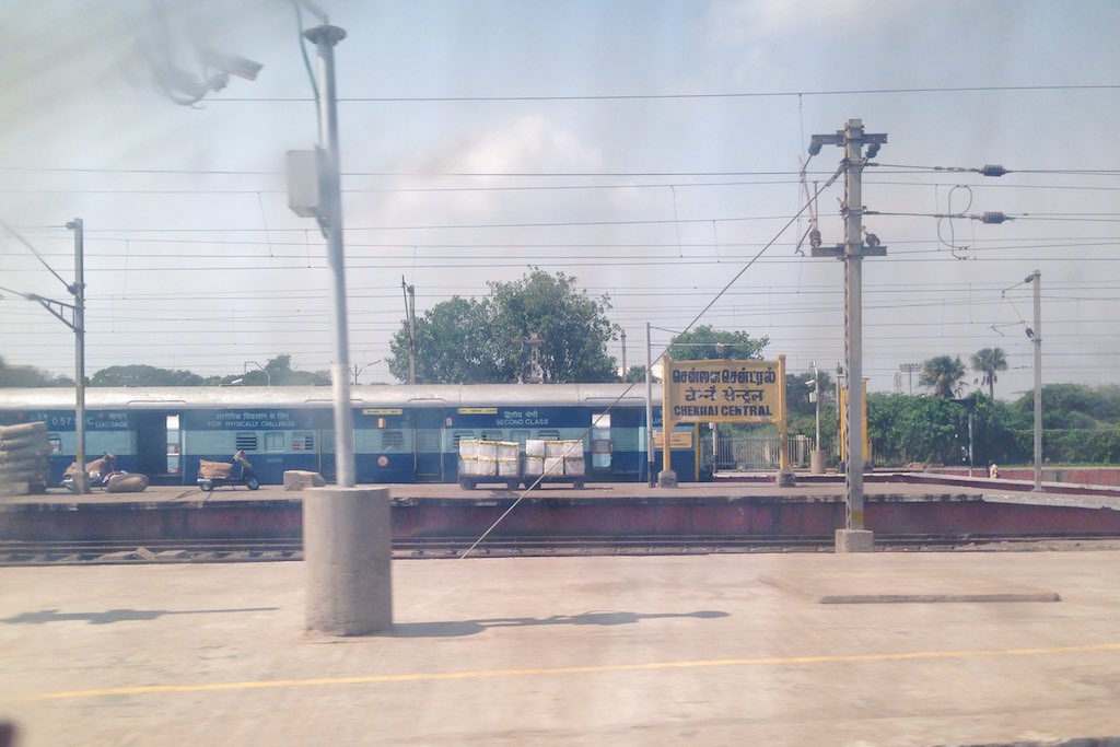 Train trip from Goa to Chennai