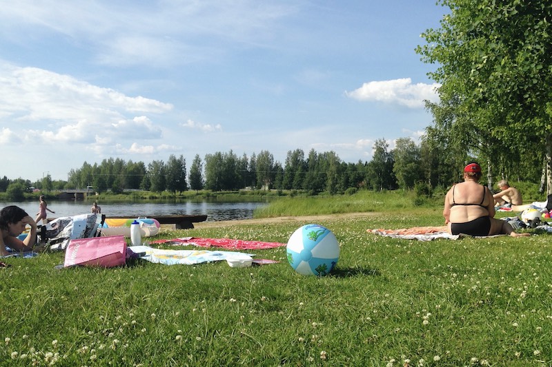 Beach in Alavus Finland