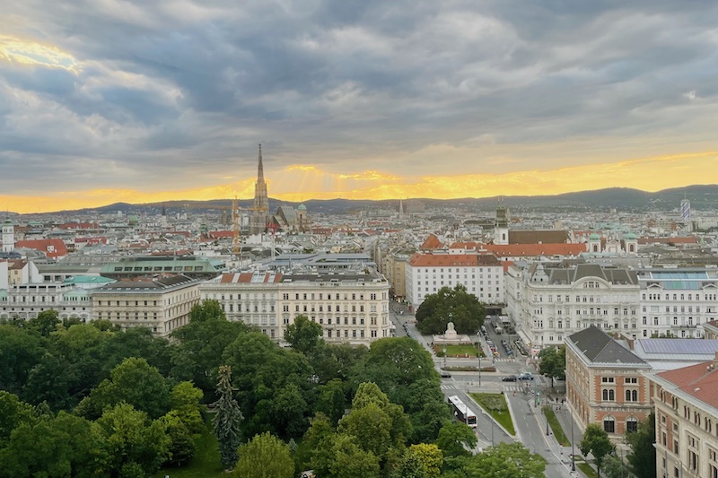 Vienna city view