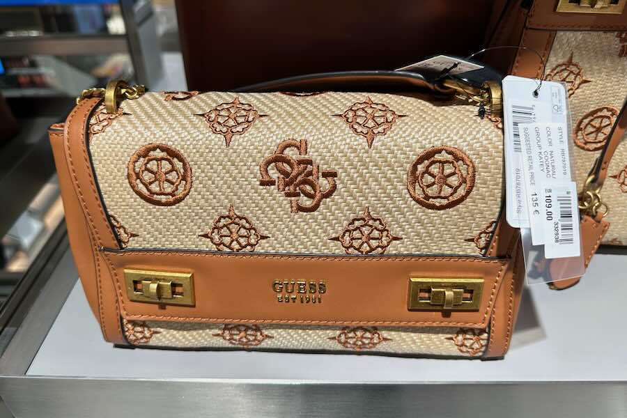 Guess handbag in MyStar department store