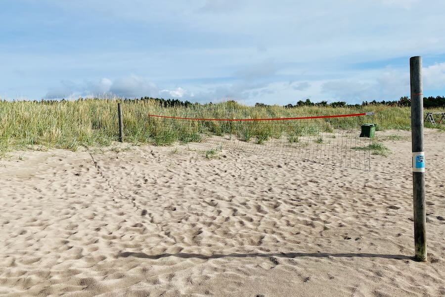 Beach volley ball net