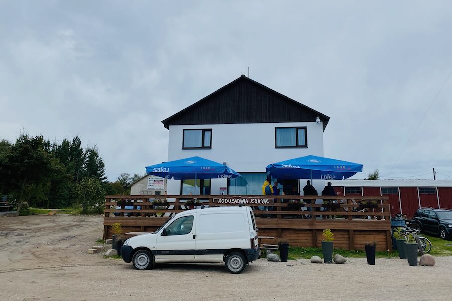 Restaurant in Prangli island