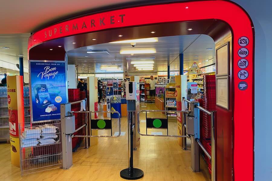 Supermarket in M/S Star