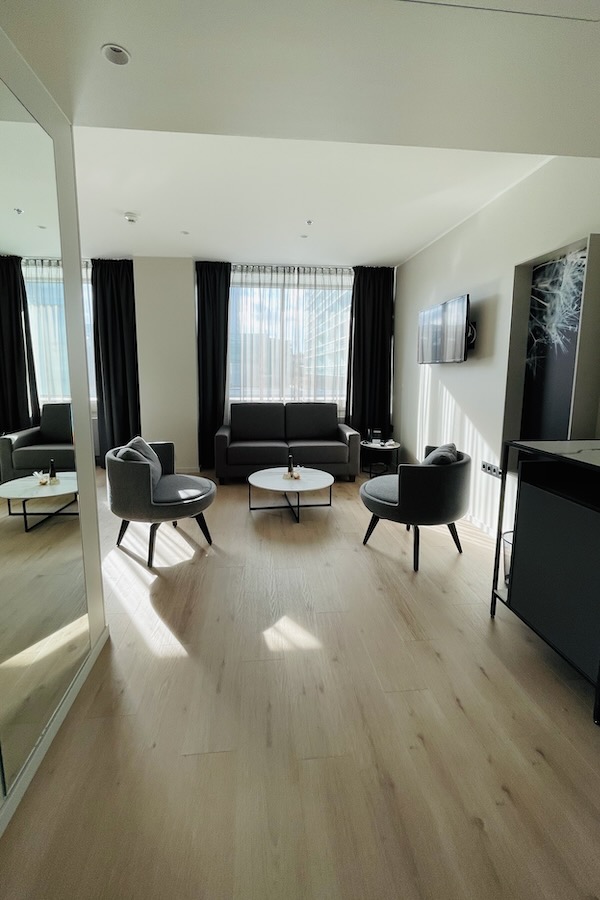 View from the room entrance 