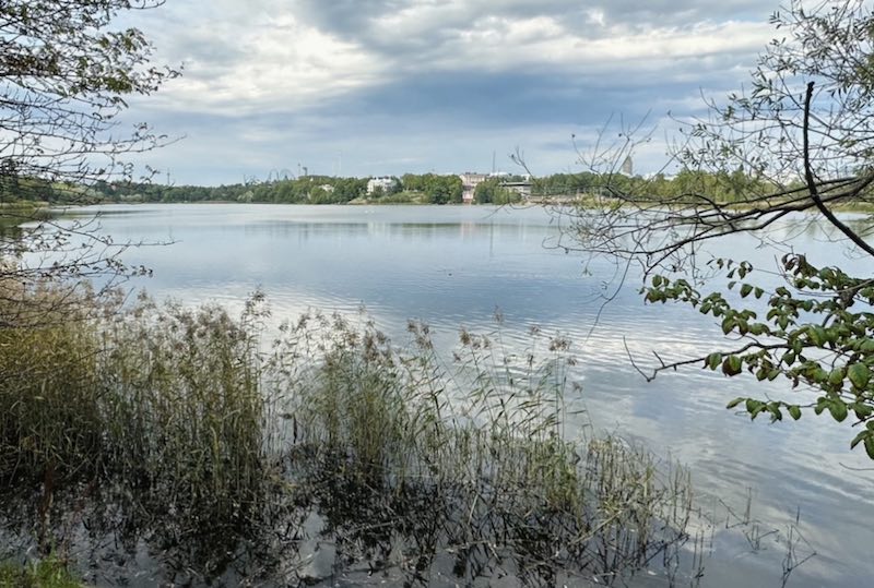 Töölönlahti in Helsinki, Finland