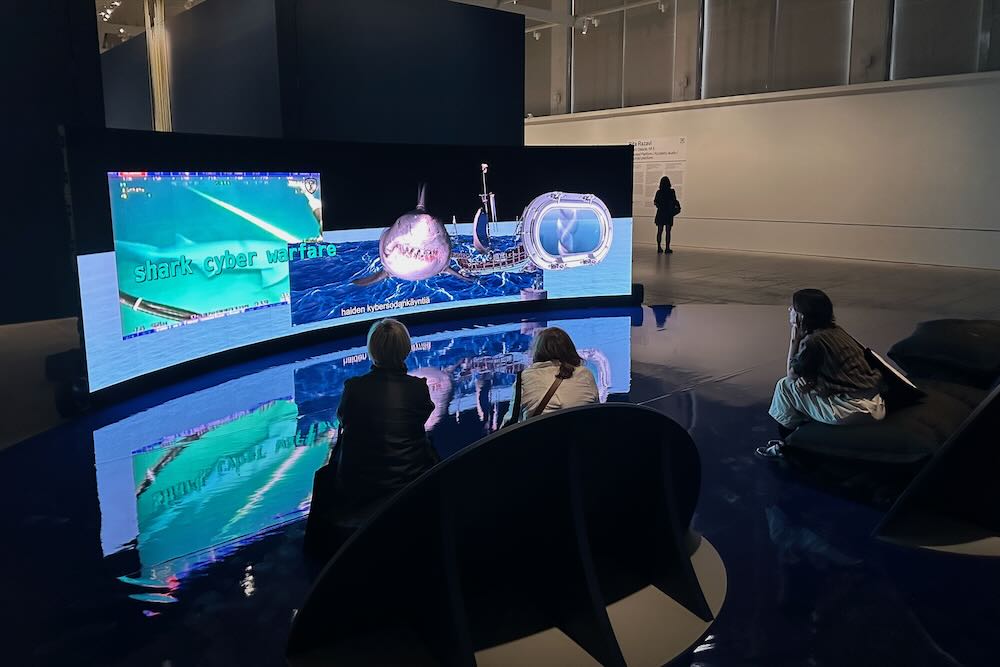 HAM Helsinki art Museum with Tabita Rezaire video installation