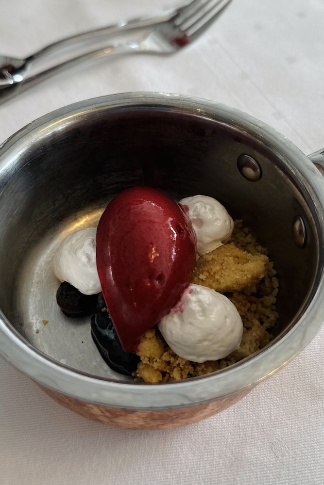 Viking Line and Chef of the Year Menu dessert