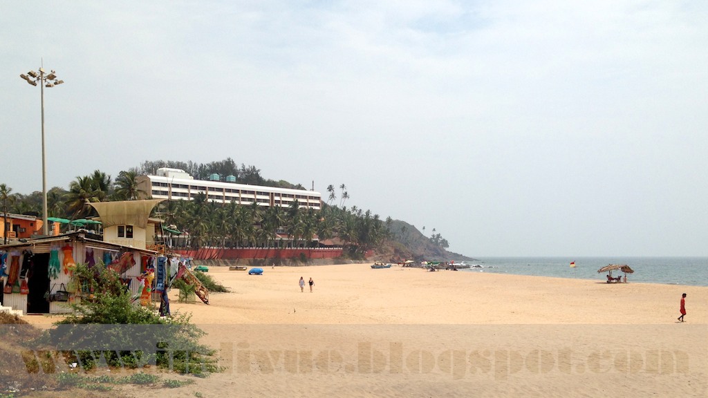 Hotel on Bogmalo Beach, Goa, India