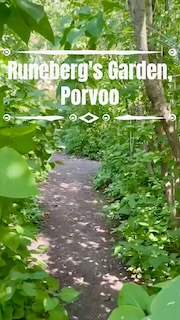 Runebergs Garden in Porvoo