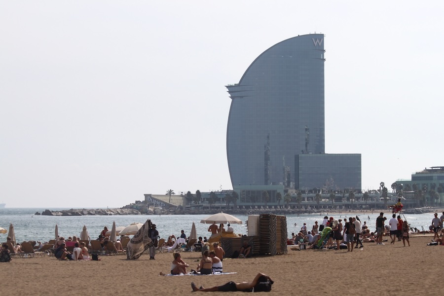 W Barcelona – The “Sail Hotel” on Barceloneta Beach