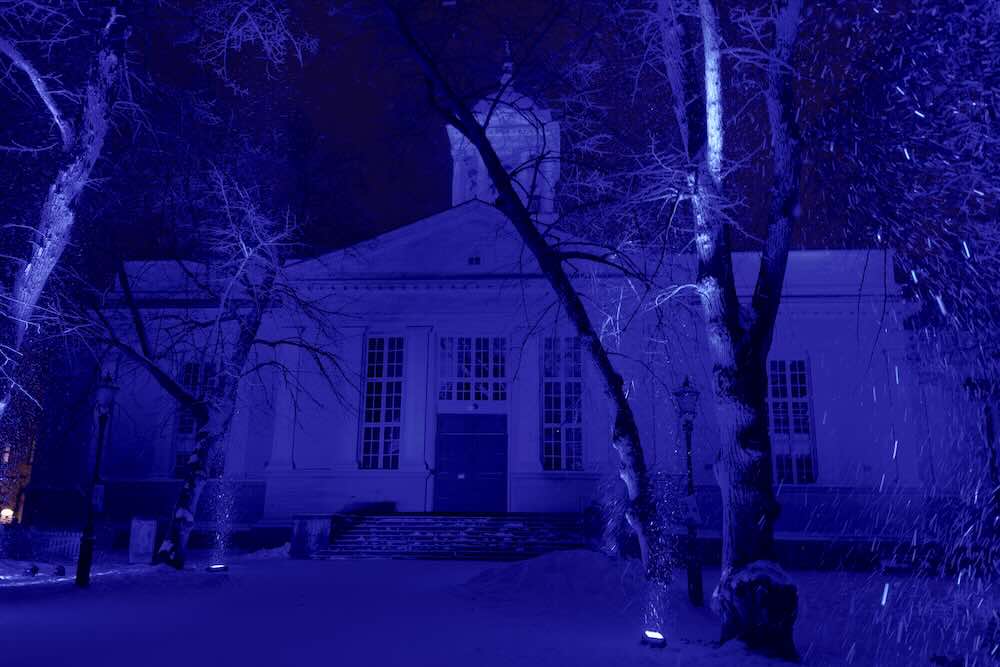 LUX Helsinki 2026 and snowing&nbsp;blue