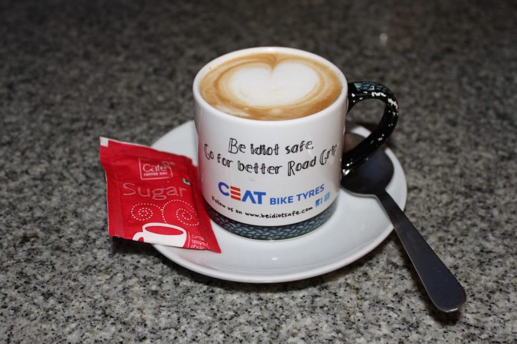 CCD coffee with heart