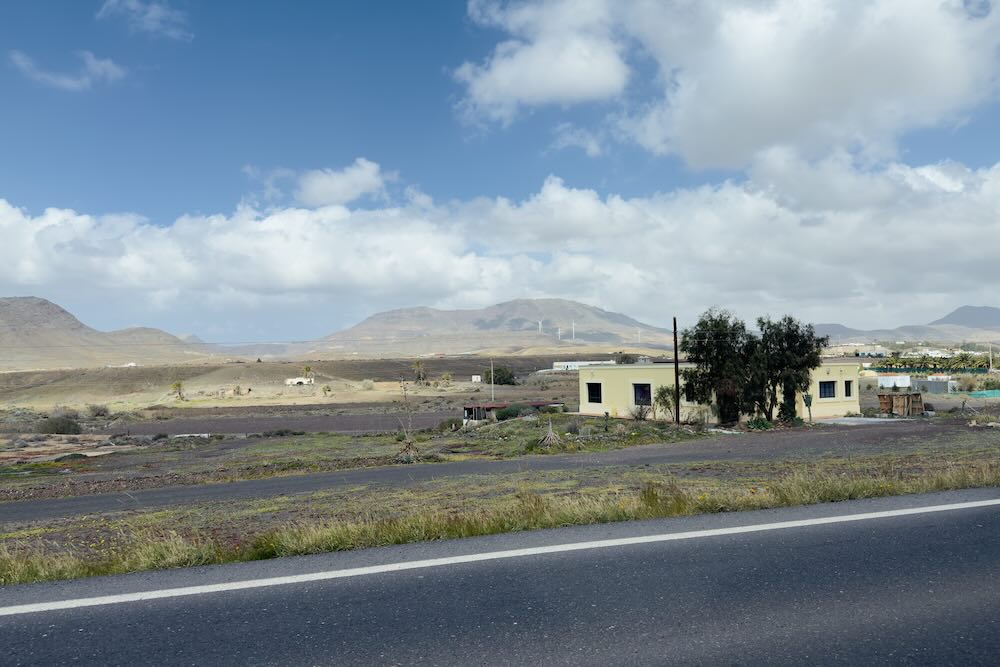 Fuerteventura landscape and hills