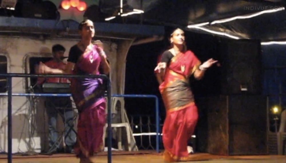 Dancers on board in Mandovi river cruise Goa