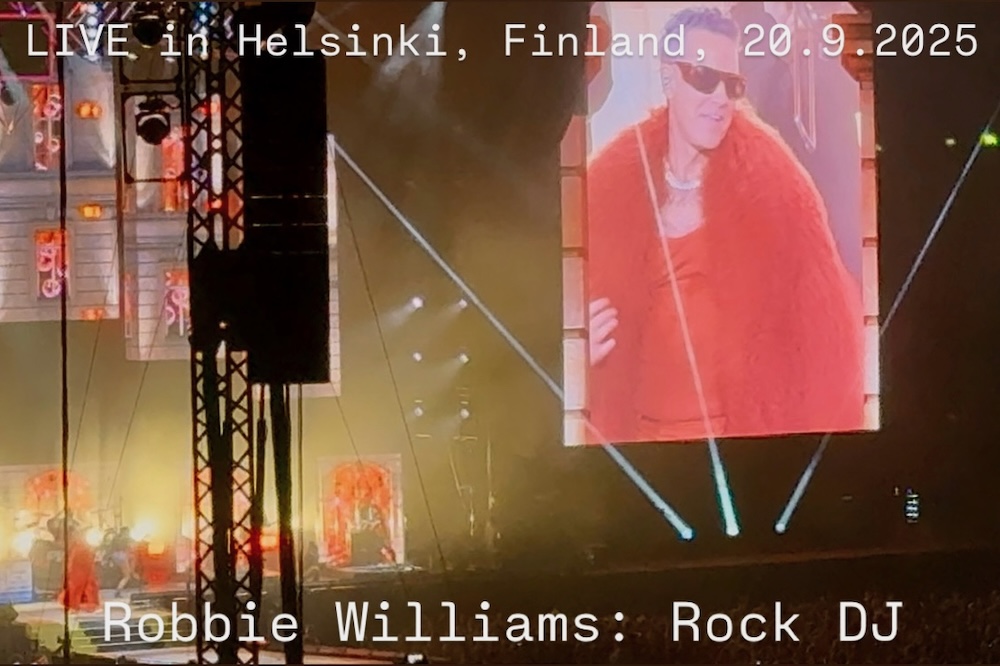 Robbie Williams singing Rock DJ